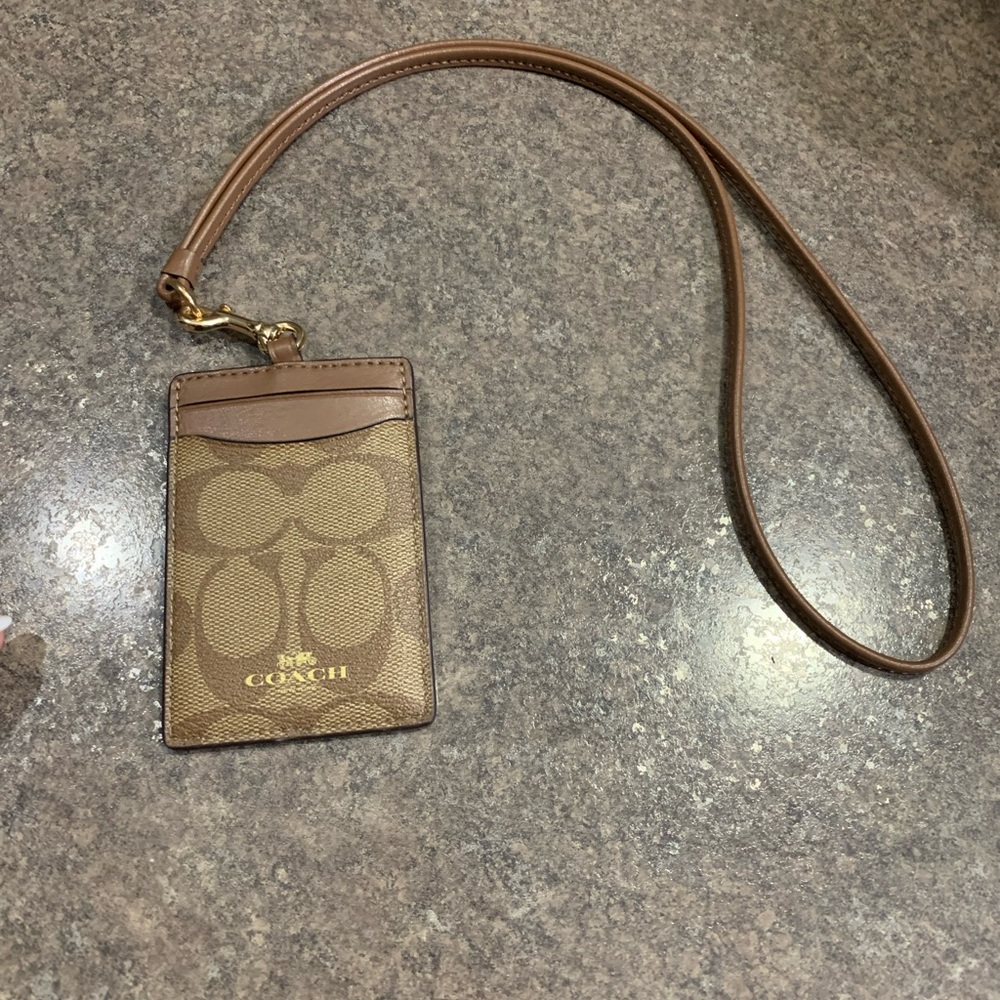 Coach lanyard